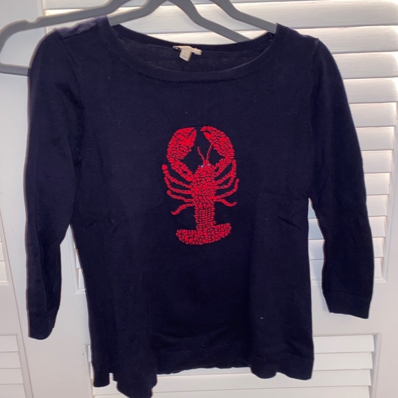 talbots lobster sweater